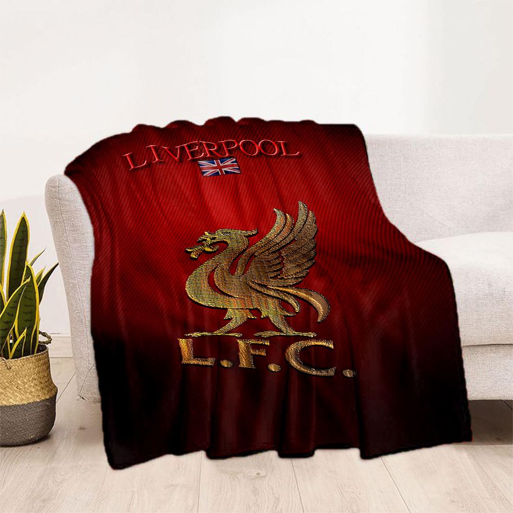 Liverpool Football Club Blanket Durable Comfort Perfect For Seaside Chair Couch Four Seasons Universal Playful Design