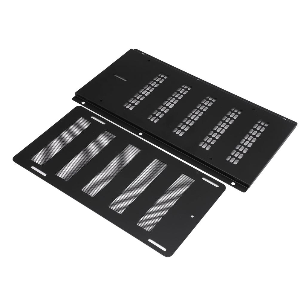 16x9in Crawl Space Vent Cover   With Damper Screen Heavy Duty Metal   Vent Grille Cover For RV Trailer Yacht Garage