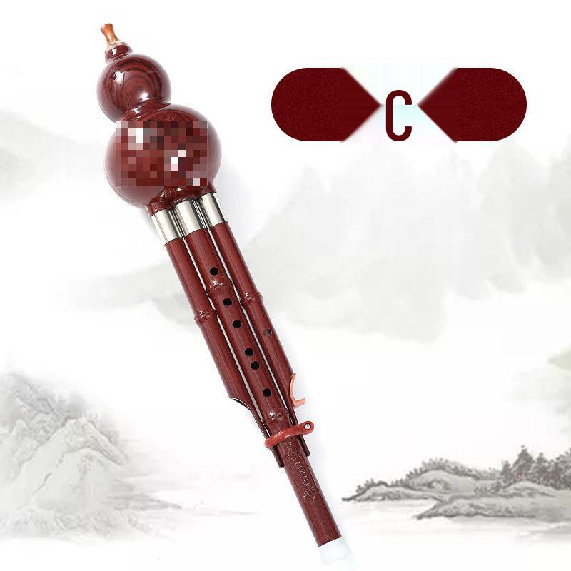 B Flat & C Key Ethnic Gourd Flute for Students & Beginners