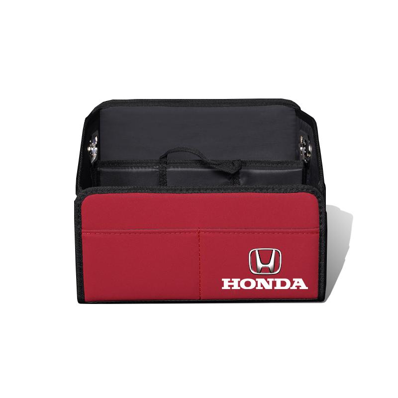 Leather Car Storage Box Trunk Folding Organized Case For Honda Civic Fit Jazz Accord Pilot CRV Odyssey Passport City Shuttle HRV