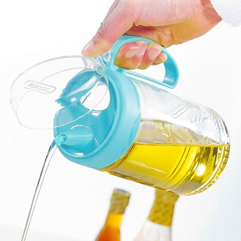 Chahua Glass Oil Dispenser with Dustproof Lid