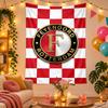 Polyester Wall Tapestry with Feyenoord Design, Decorative Hanging for Bedroom Living Room Dorm