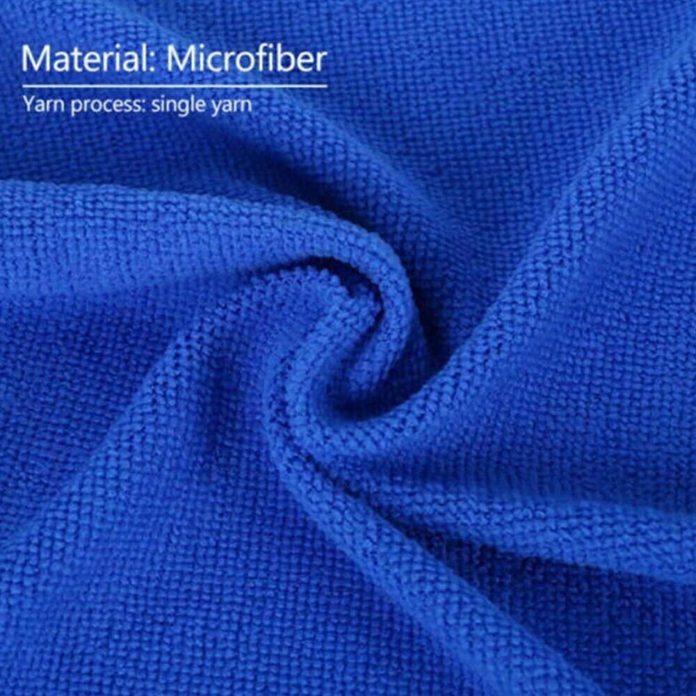 20pcs Car Wash Microfiber Towels Soft Drying Cloth Hemming Wash Towel Water Suction Polishing Duster Car Cleaning Tools 30x30cm