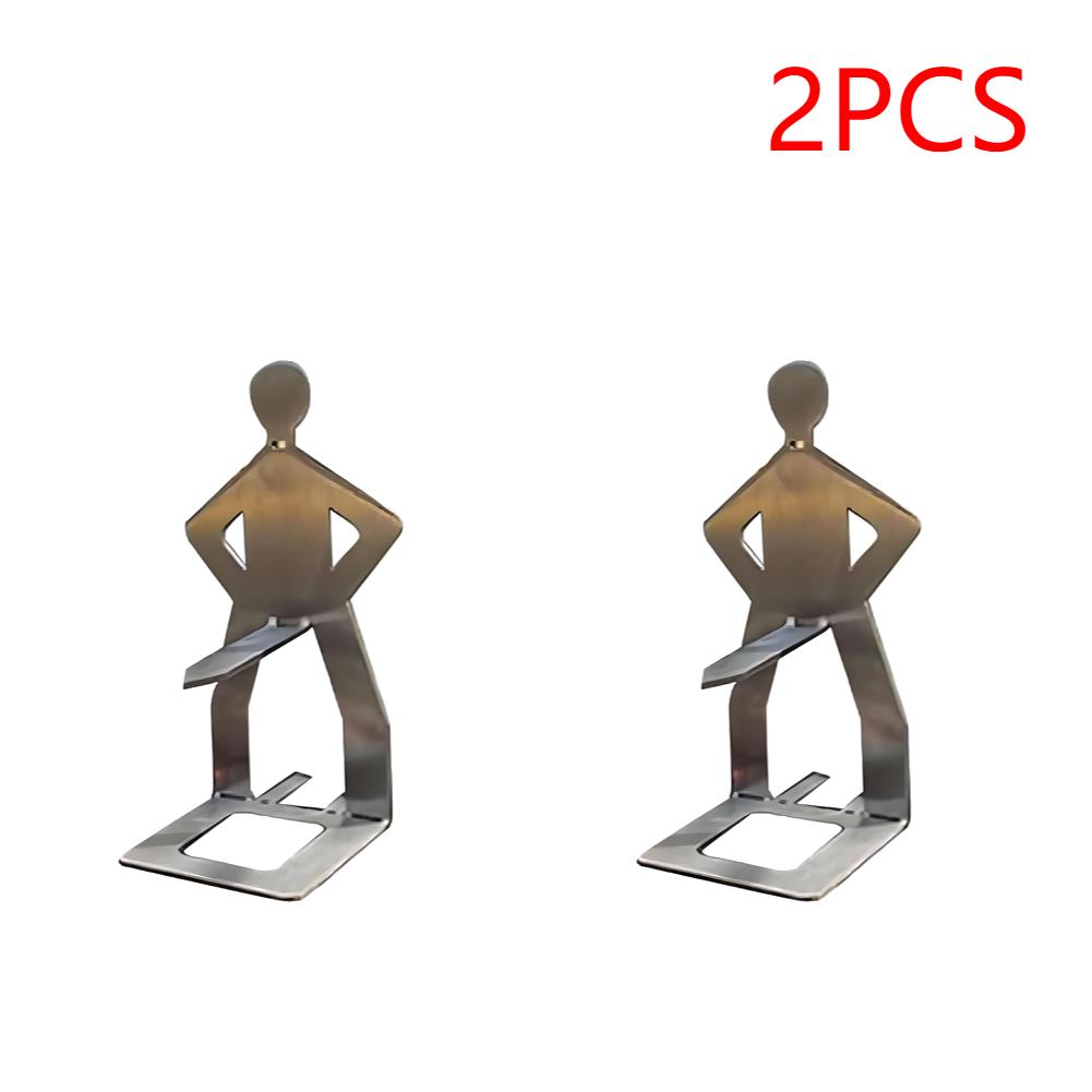 1-3PC Funny Sausage Rack BBQ Standing Man Cookers Basket Wind Rack BBQ Fork for Camping Outdoor Picnic Kitchen Grill Accessories