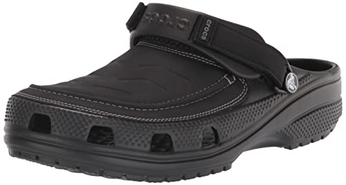 Сандалии-сабо Crocs Yukon Vista II, Мужские, Черный/Сланцево-серый, Размер 25,0 см