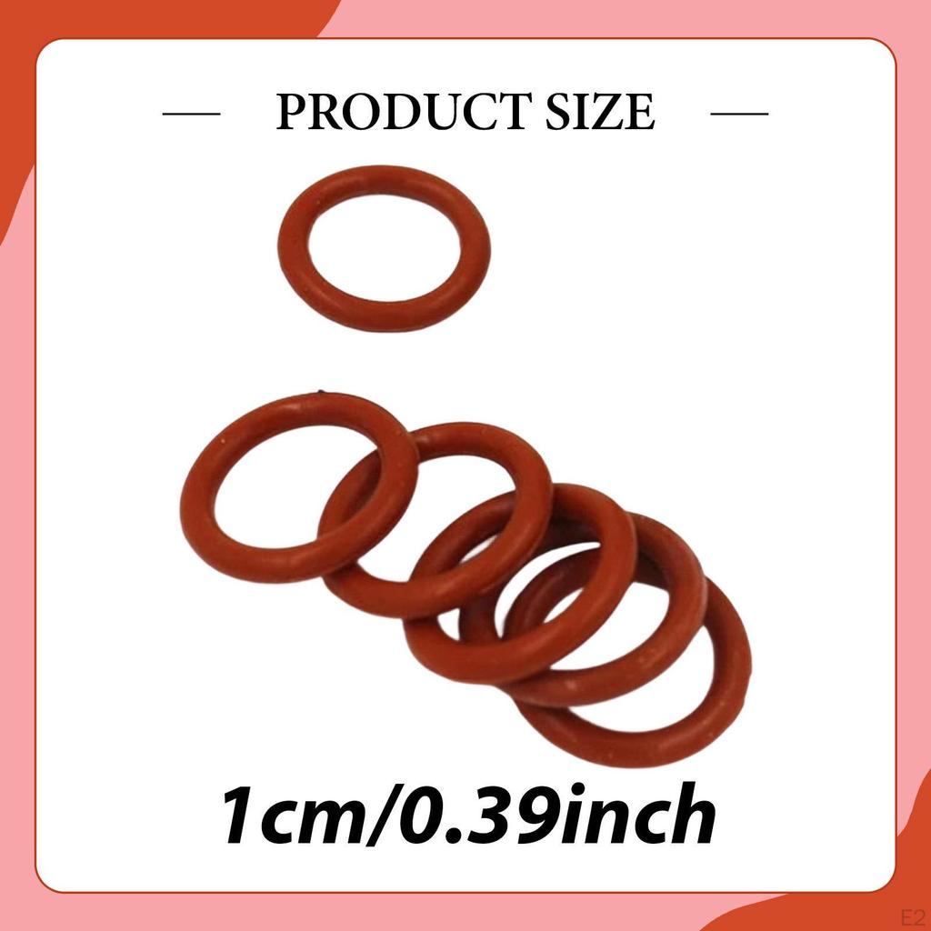 6x O Rings Brew Fitting Connector Replacement for 1/2 Inch Quick Disconnect Washer Kit