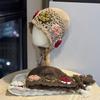 Korean Style Hand-knitted Flower Knitted Pullover Hat for Women In Autumn and Winter Warm Ethnic Style Travel Style Tassel Ear Protection Hat