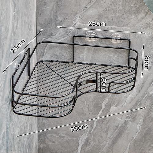Golden Bathroom Triangle Storage Rack Corner Wall Mounted Washbasin Bathroom Storage Rack Bathroom Accessories Corner Shelf