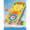 Wooden Innovation Multi In One Game Chess Bounce Chess Bowling Ice Hockey Flying Chess Family Activities Party Games Kids Adults