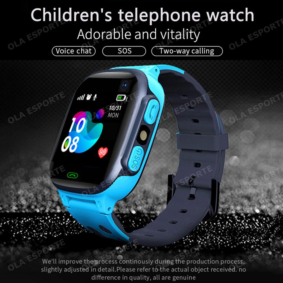 Smart Watch For Kids With GPS Locator, Waterproof Children's Watch With Two-Way Call, Alarm Clock Games Birthday Gifts for Boys