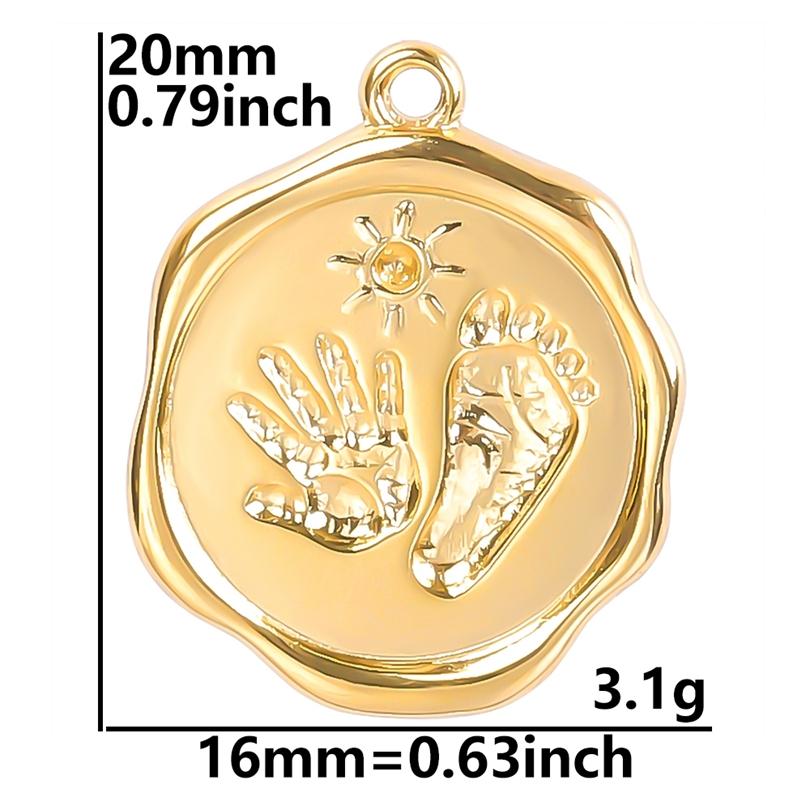 5pcs/Lot Gold Color Animal Butterfly Charm Ojo Turco Stainless Steel Charms For Jewelry Making Supplies Skull Head Star Moon Eye
