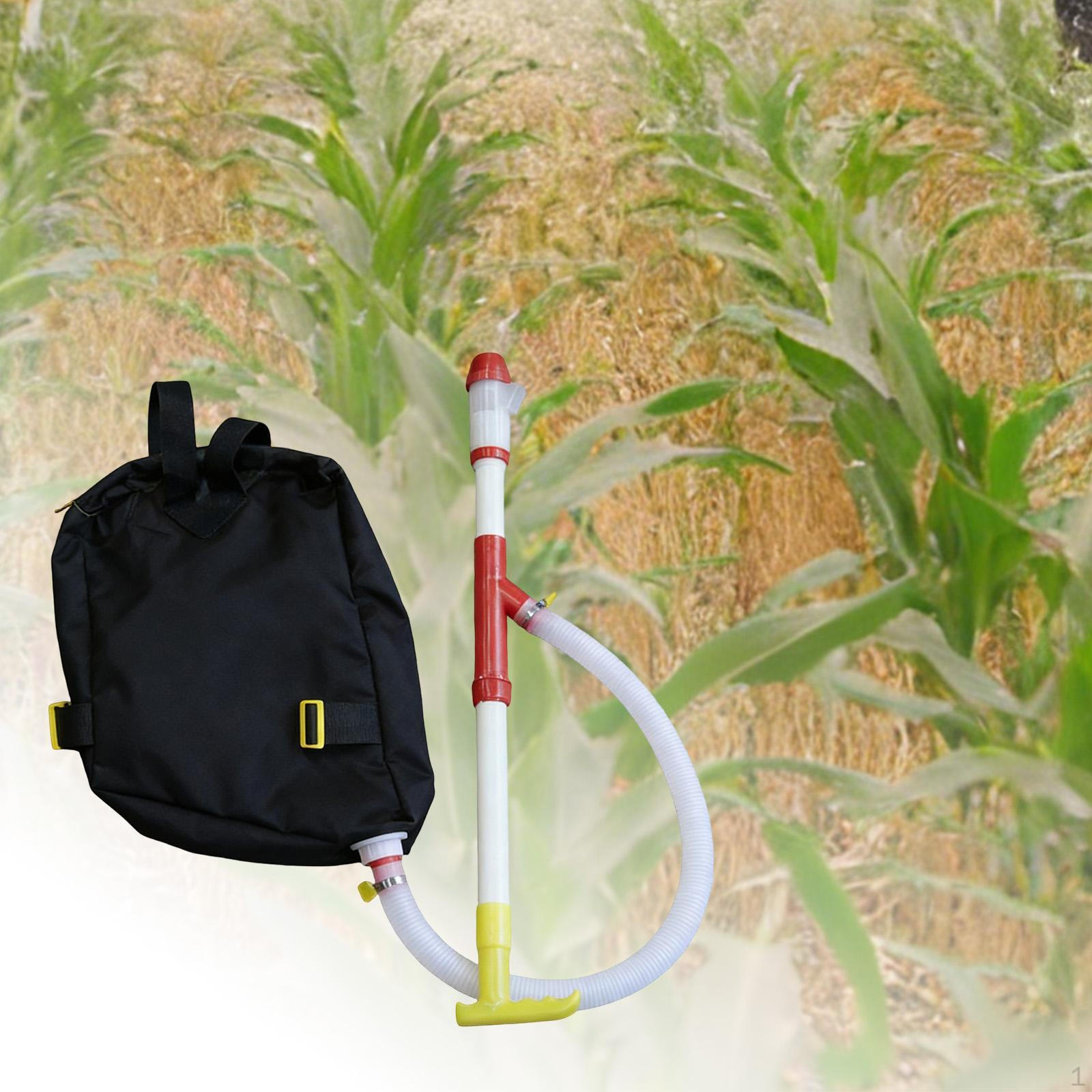 Spreader Backpack Sprayer Gardening Portable Manure Applicate for Farmland Corn Crops PVC Tube