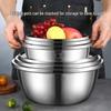 Li Bai Yi Thickened Stainless Steel Multi-Purpose Mixing Bowl