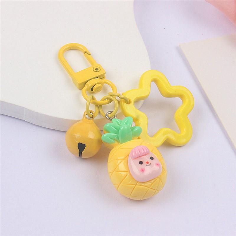 3D Fruit Star Pendant Earphone Cover with Resin Material.