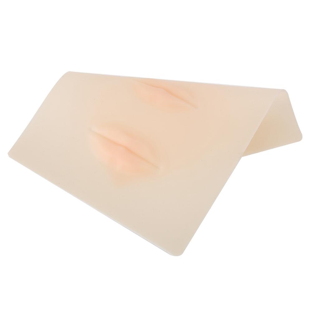 3Pcs Silicone Permanent Makeup Training Skin Lip Tattoo Fake Practice Skin Kit