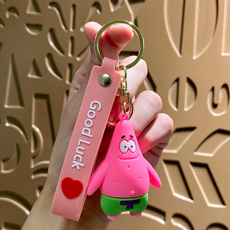 Creative SpongeBob & Patrick Star Cute Keychain Bag Pendant Doll Gift