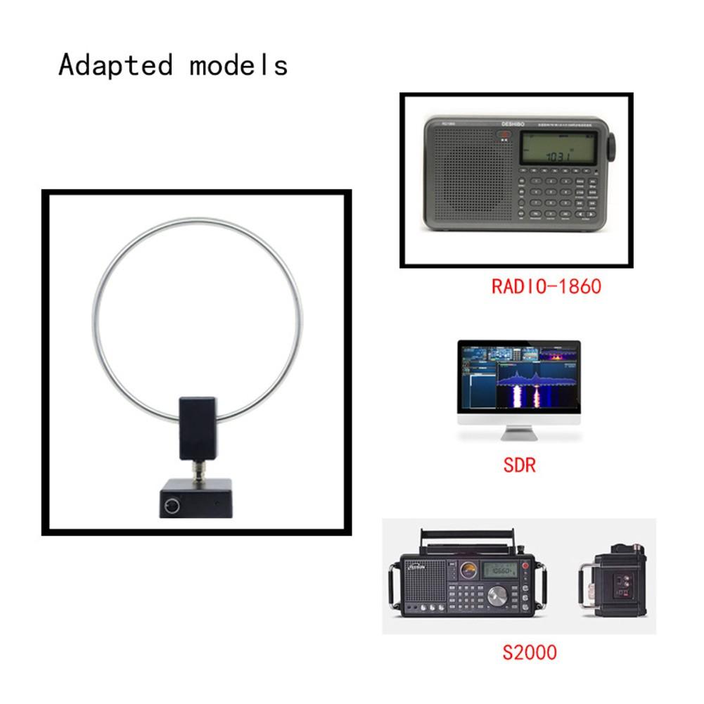 GA-450 Loop Antenna Short Medium Wave Radio SW 2.30-30MHz MW 522-1710KHz