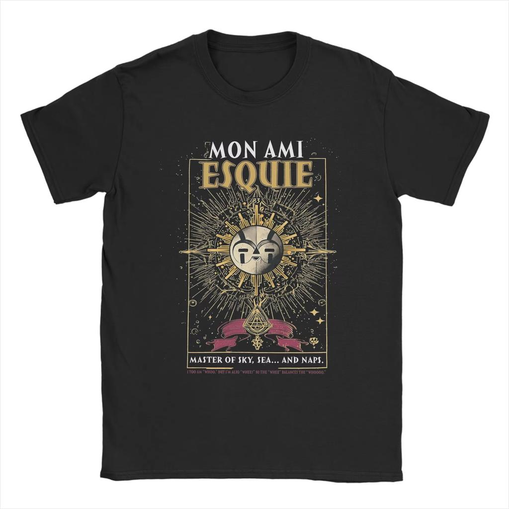 Herr Sommar Clair Obscur Expedition 33 Esquie Speltryck T-shirt Y2K Grossist Kortärmad Kläder Bomull Streetwear T-shirt