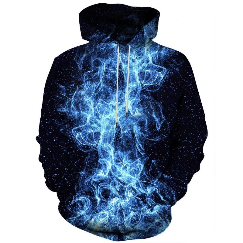 2026 Hgvoetty Felpe con Cappuccio Unisex Stampa 3D Grafica Spazio Pullover Felpe con Cappuccio per Uomo Donna