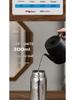 Premium Pure Titanium Insulated Cup with Tea Infuser - Double-Layer Vacuum Design, Portable and Stylish for Business Use.