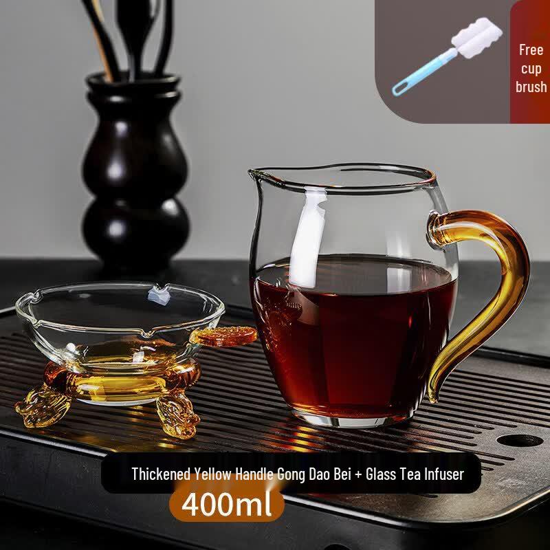Yuluo Heat-Resistant Glass Tea Fairness Cup with Filter