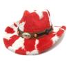 Metal Badge Faux Fur Hat Windproof Cowgirl Hat Vintage Western Cowboy Hat  Winter Wear