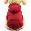 Polyester Kapuzenpullover mit Tasche Hundekleidung Haustierkleidung