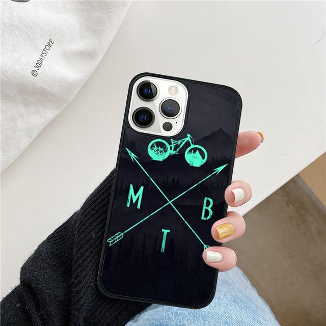 Mountain Bike Cycling Lover Coque Shell For iPhone 17 Air 15 16 14 13 12 Pro Max 11 Pro Max Plus Phone Case Cover