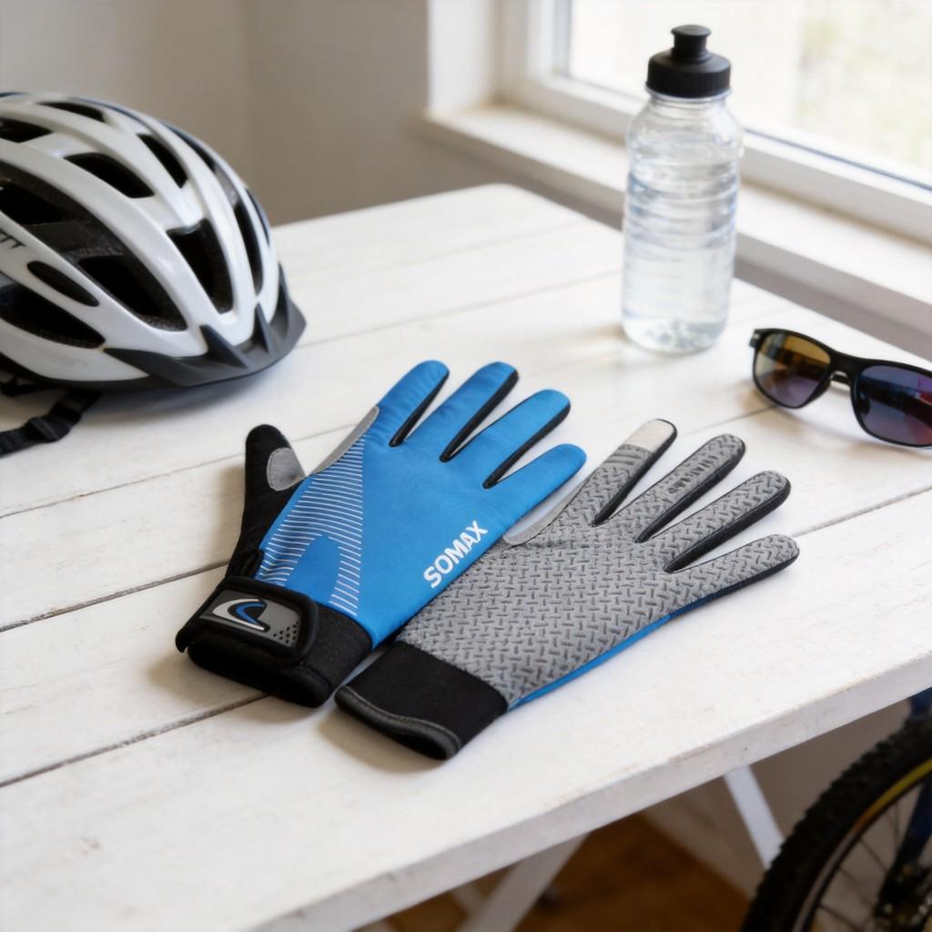 Ice Silk Cycling Gloves Outdoor Mountain Climbing Fishing Non Slip Touchscreen For Summer Sports