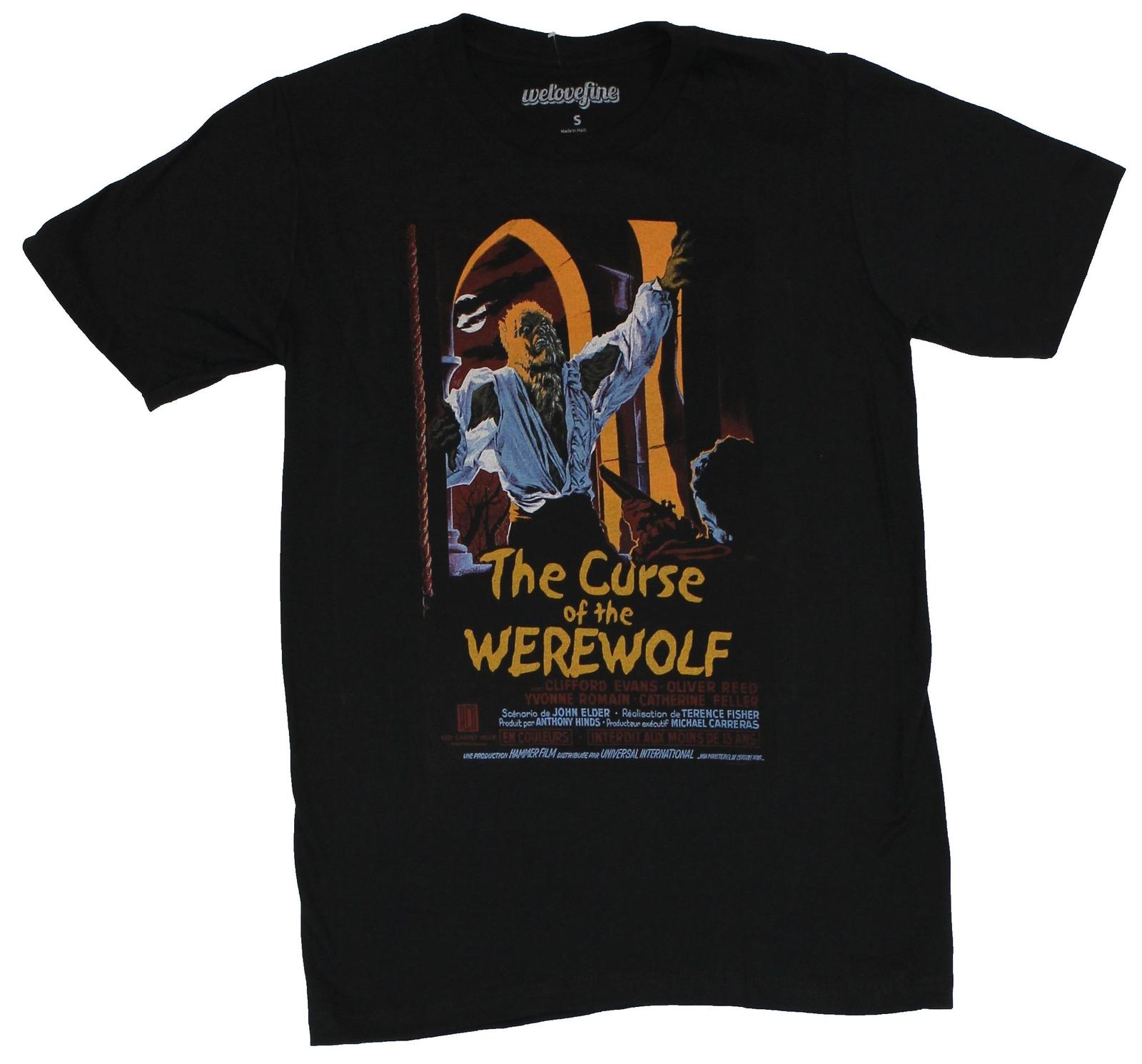 Curse of the Werewolf Adult New T-Shirt - Classic Movie Poster Pic S