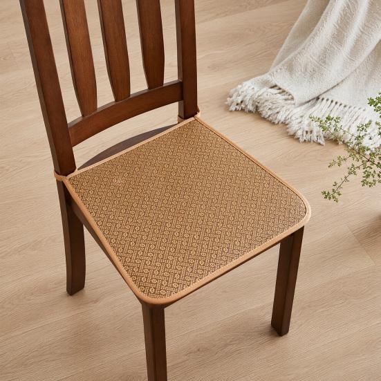 Rattan Seat Cushion, Non-slip Chair Cushion, Cooling Seat Pad, Comfortable Rattan Chair Pad for Home Office Dinning Chair