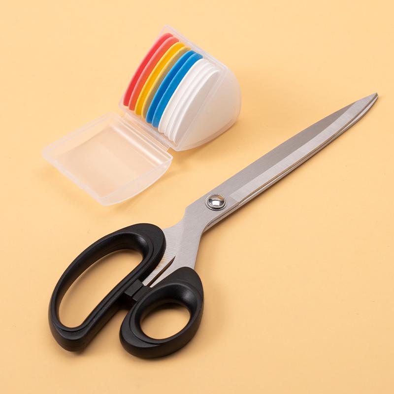 Tailor Scissors: Fabric Cutting, Thread Trimming, Marking Chalk, Bamboo Ruler Sewing Kit