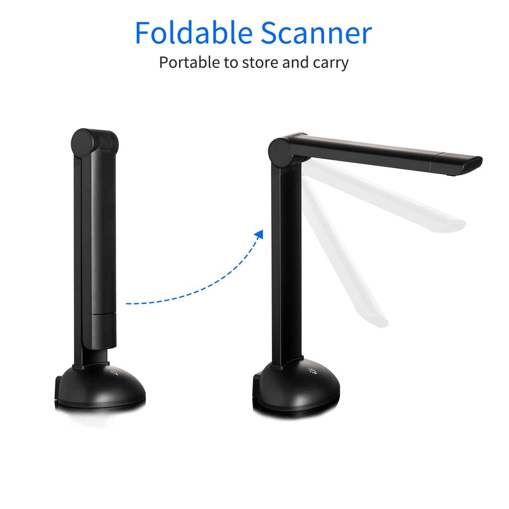 Document Book Camera Scanner 8 Mega pixel HD High Definition A3 Scanning Size with USB Port LED Light OCR Function