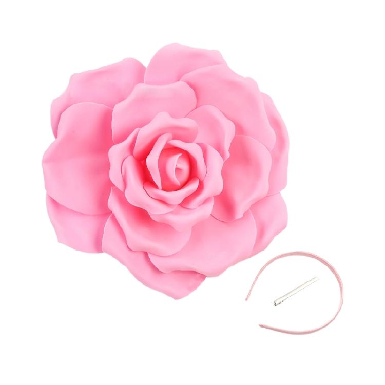 Flower Fascinator Headband for Evening Wear and Special Occasion Vintage Looks for Wedding Bride Photot Props