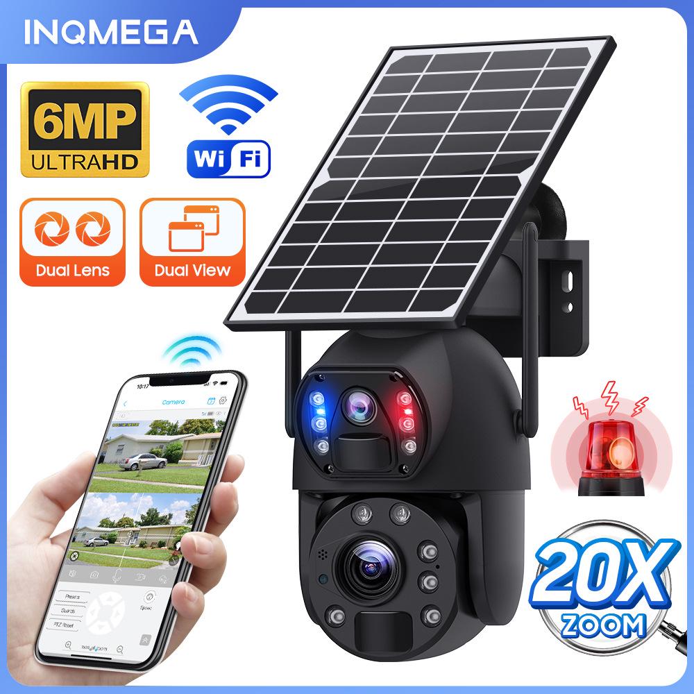 Dual Lens 4G Solar Outdoor Camera with 20x Zoom and HD Smart Monitoring