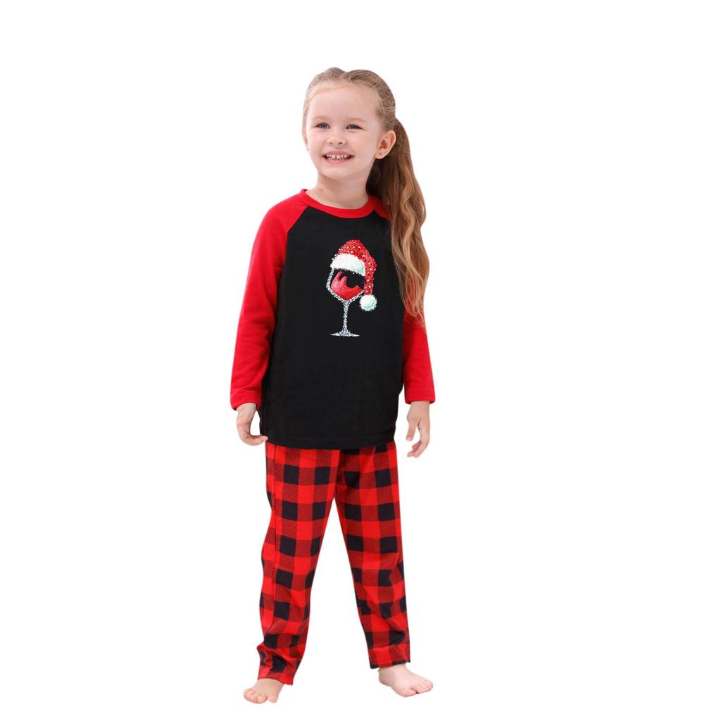 Prints Family Matching Long Sleeve Tops+Pants Set Family Matching Sets