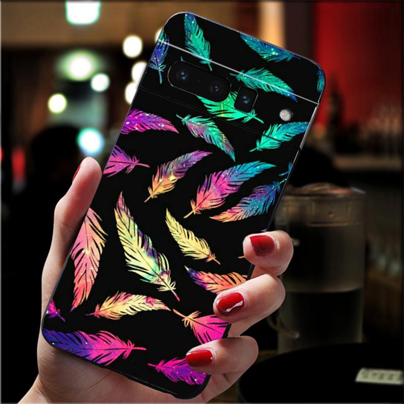 Phone Case For Google Pixel 10 Pro XL 9 Pro XL 9A 8 7 6 Pro Pixel 8A 7A 6A Pixel 8 7 6 5 Feather