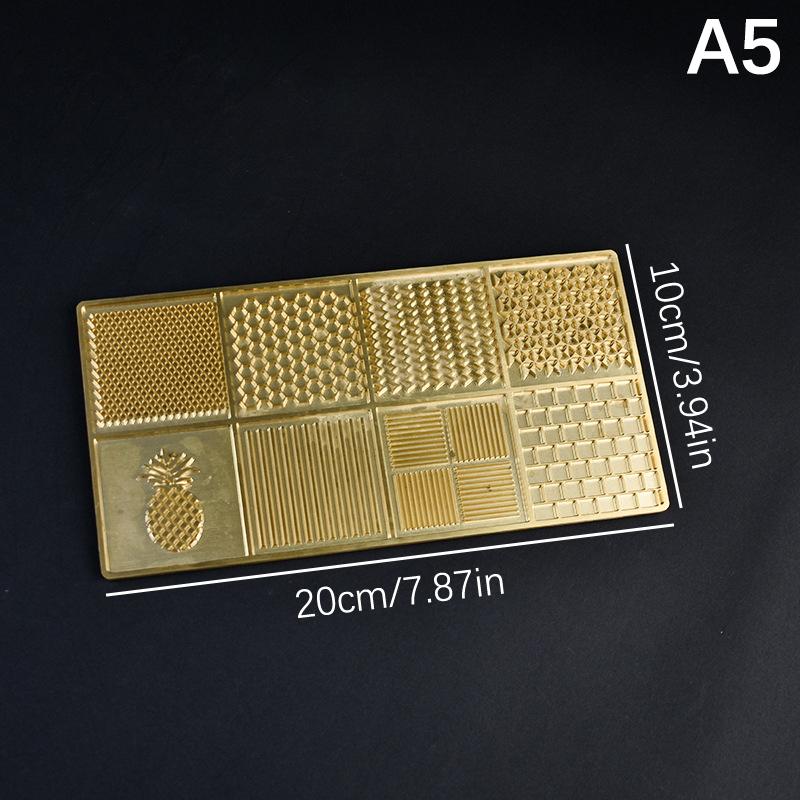 

Тарілка для штампування кубиками льоду. Латунні ремісничі форми. Формочки для льодових штампів. Ананасовий хвильовий візерунок для приготування коктейлів з віскі Аксесуари для бармена