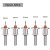 5Pcs Multifunction Limit Taper Hole Round Shank Countersink Drill Bit with Adjustable Depth Stop for Precise Woodworking