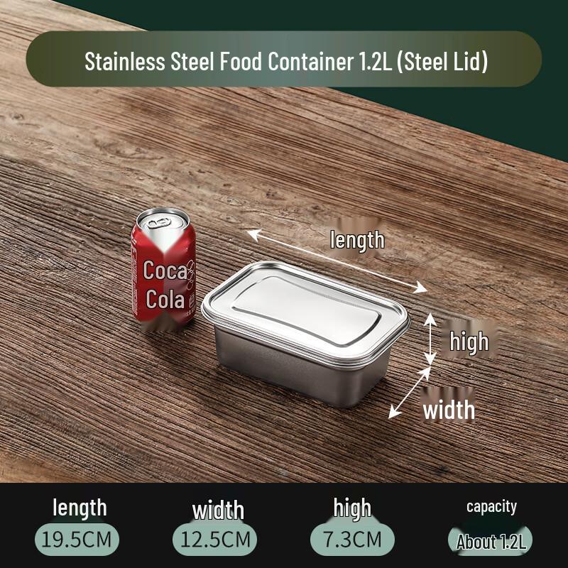 316 Stainless Steel Food Storage Container