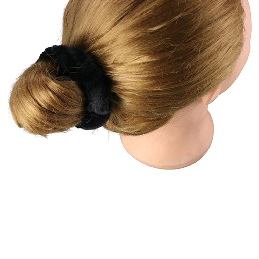 Haarring Kunstfell Kaninchenfell Haargummi Kopfschmuck Pferdeschwanzhalter Plüsch Scrunchie Gummiband Haarseil
