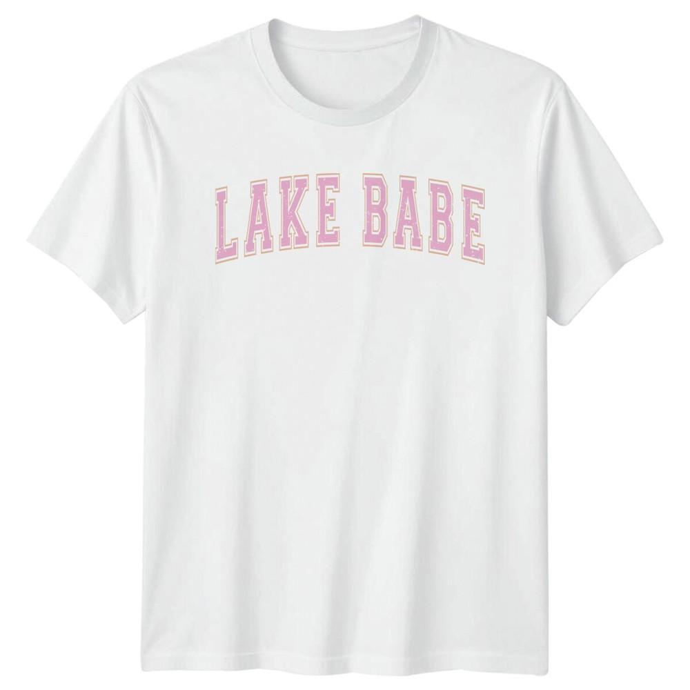 Lake Day TShirt Retro Style Text Nature Lover Gift Lake Life S