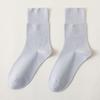 Female Spring and Summer Thin Cotton Pure Color Deodorizing Sweat Absorption Anti Pilling All Go Boneless Tube Socks