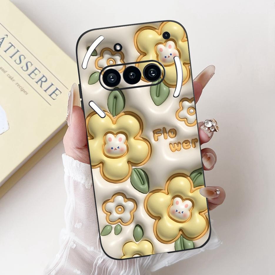 For Nothing Phone 3A A059 Case Cute Cartoon Cover Shockproof Phone Case For Nothing Phone 3A Pro A059P Phone3A Soft Fundas Coque