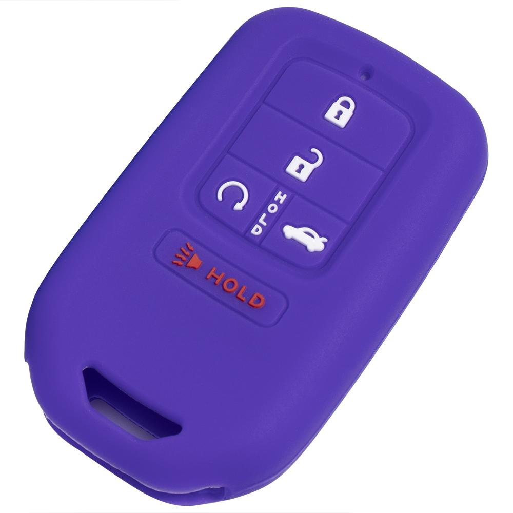 Silicone Remote Key Cover Protective Case Fob For Honda Accord Pilot Civic 5 Button Keyless Entry Remote Starter