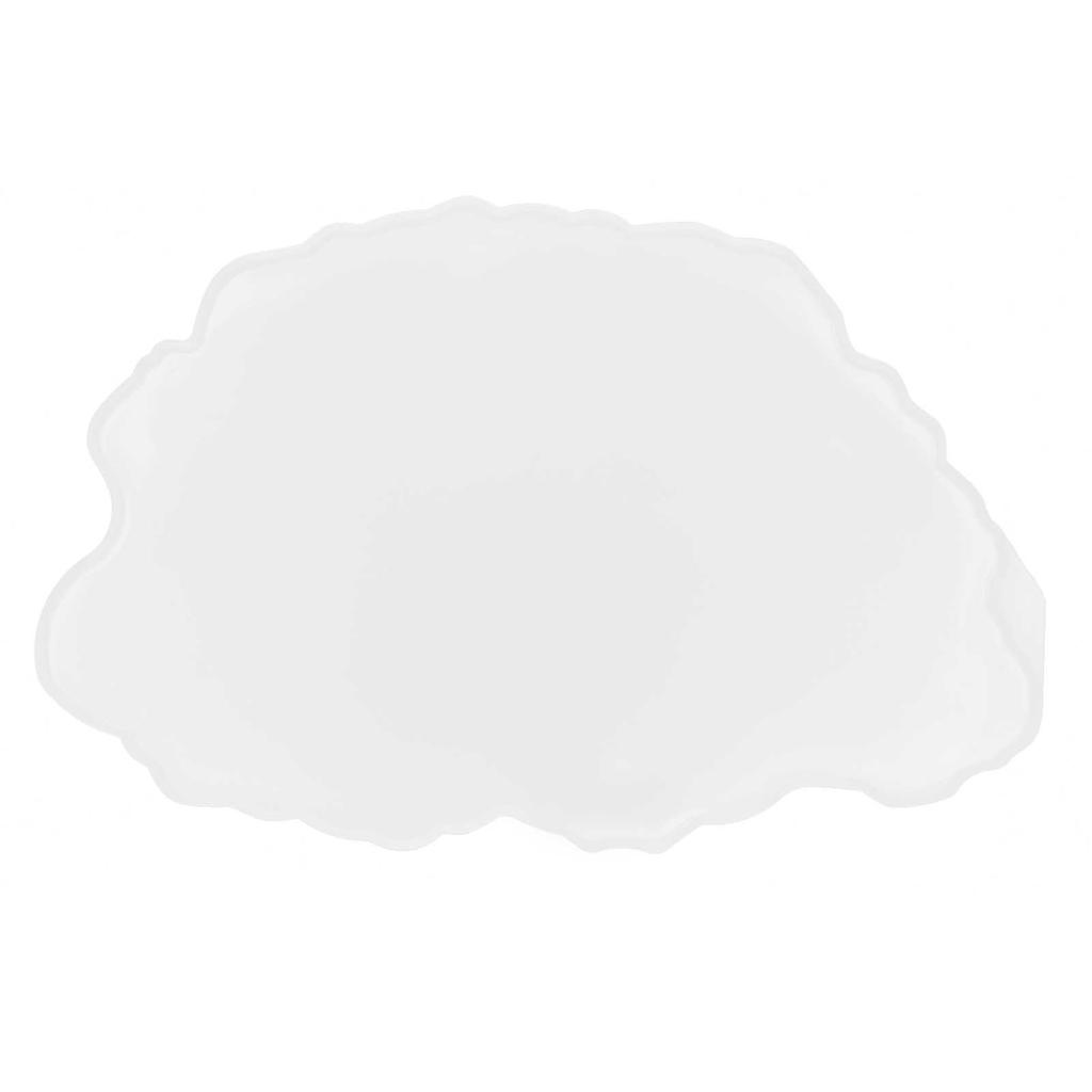 Silikonform DIY Irreguljär Vågig Epoxiharts Dropplim Spegelformad Dekorationsbricka