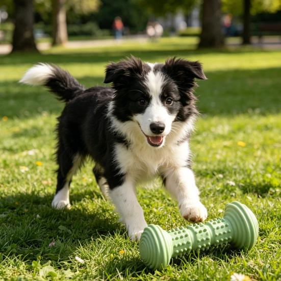 Stachelige Hundekau Spielzeug Hundezahnreinigung Spielzeug Sichere Hundezahnbürste Spielzeug für Welpen Zahnen Aggressive Kauer Mundgesundheit