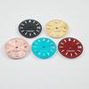 NH35 29mm No Logo Watch Dial fit NH35A NH36 Movement Sterile Window Green Luminous 3.0/3.8 o'clock crown Watch Dial Parts