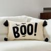 Halloween Pumpkin Embroidered Throw Pillow Cover For Sofa Living Room Outdoor Garden Decor Polyester Cushion Case