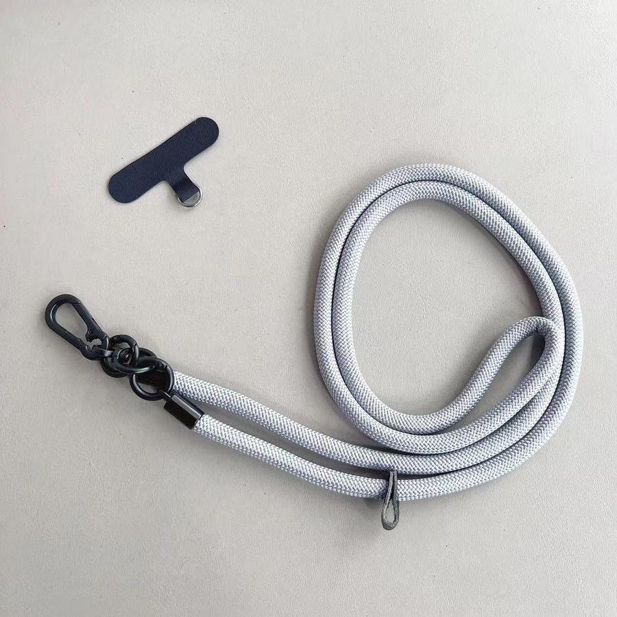 

Crossbody Phone Carrier Strap with Detachable Knot, Durable and Robust for Women, Outdoor, Nordic Style, Anti-Lost Camera Strap 8mm світло-сірий колір